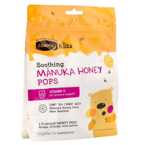 Comvita Kids Soothing Pops W/ Umf 10+ Manuka Honey - Kulud Pharmacy
