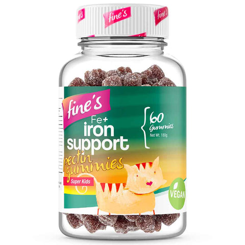 Buy FineS Fe+ Iron Support Kids Gummies 60PC Online - Kulud Pharmacy