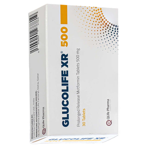 Buy Glucolife Xr 500 30TAB Online - Kulud Pharmacy