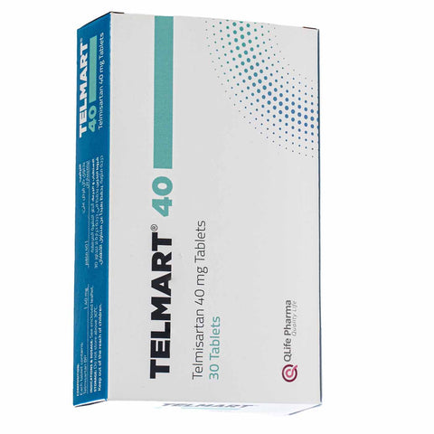 Buy Telmart 40 30TAB Online - Kulud Pharmacy