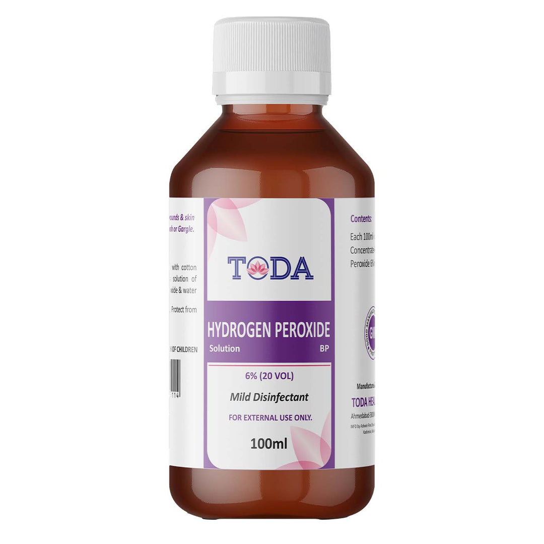 Toda Hydrogen Peroxide 6 100ml Kulud Pharmacy