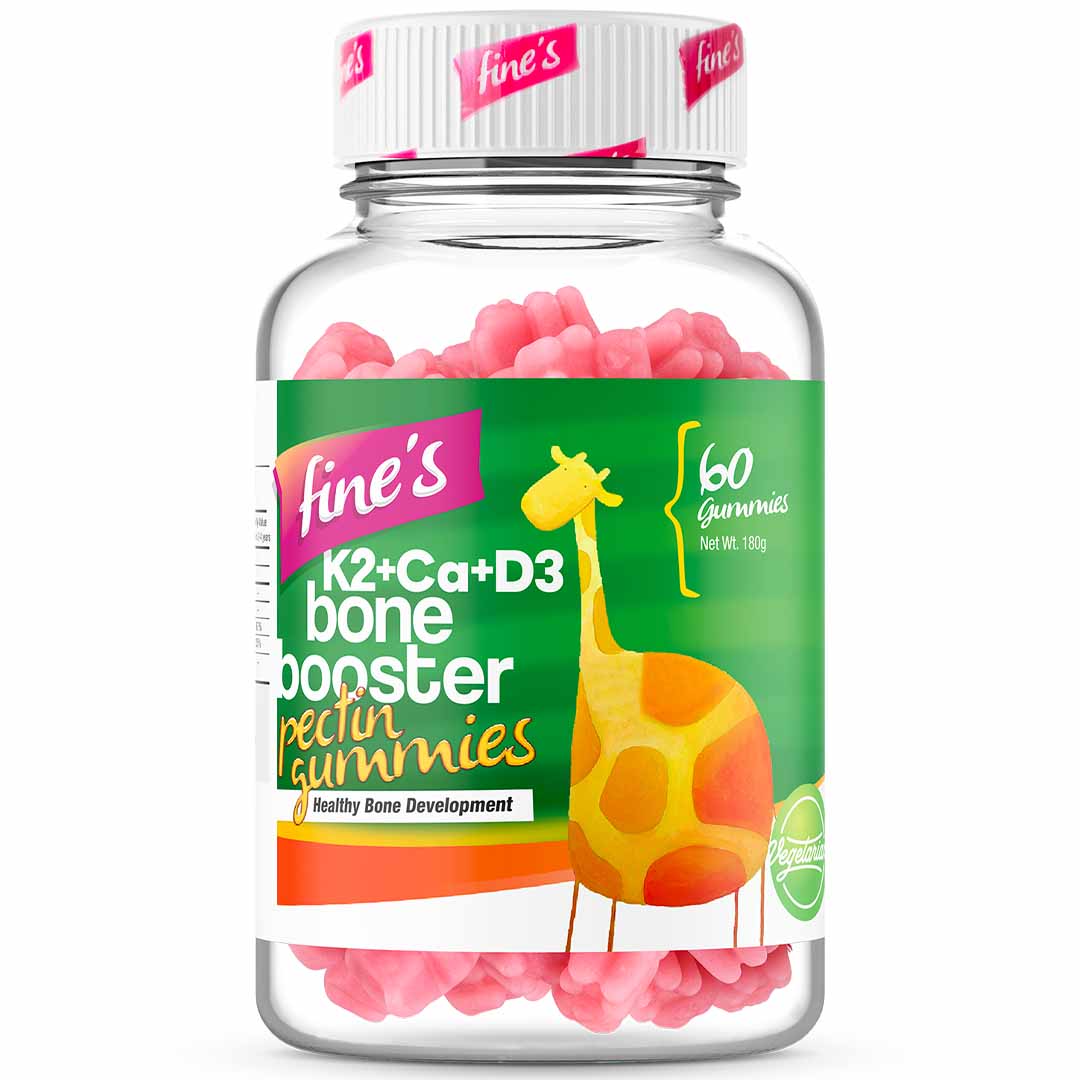 FineS K2+Ca+D3 Bone Booster Kids Gummies 60PC | Kid's Health FineS K2+Ca+D3 Bone Booster Kids Gummies 60PC | Kid's Health