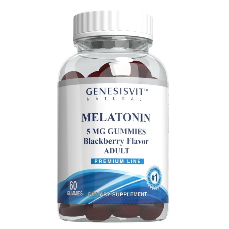 Genesisvit Melatonin Blackberry Pectin Gummy 60PC | Sleep & Relaxation Genesisvit Melatonin Blackberry Pectin Gummy 60PC | Sleep & Relaxation