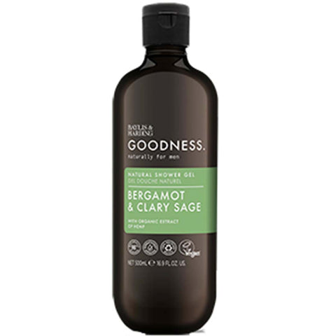 Buy Bh Goodness Mens Shower Gel - Bergamot & Clary Sage 500ML Online - Kulud Pharmacy