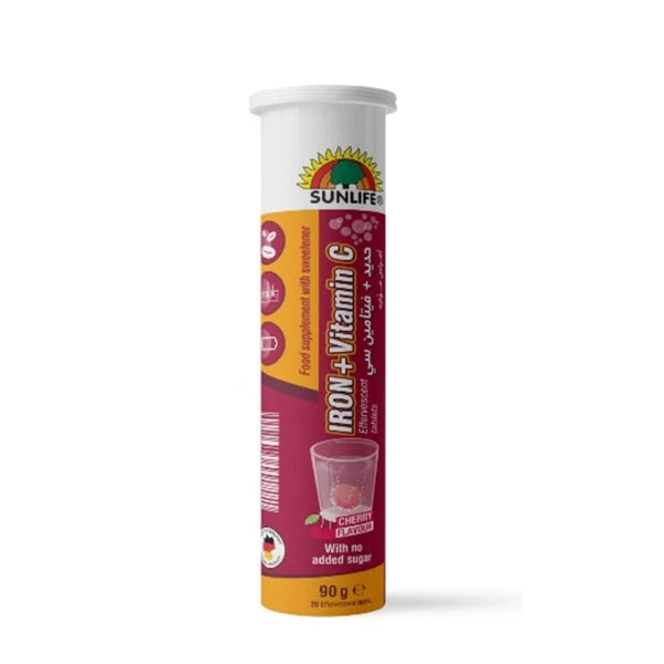 Sunlife Iron +Vit C Cherry 20TAB | Iron Sunlife Iron +Vit C Cherry 20TAB | Iron