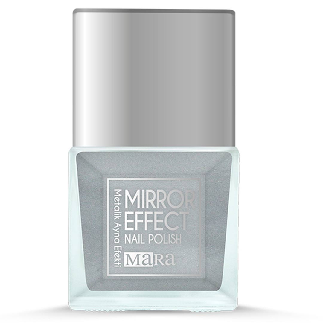 Mara Mirror Effect Nail Polish - Silver 15ML | Nail Beauty Mara Mirror Effect Nail Polish - Silver 15ML | Nail Beauty