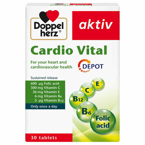 Buy Doppelherz Aktiv Cardio Vital 30TAB Online - Kulud Pharmacy