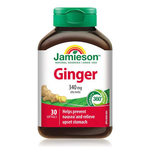 Buy Jamieson Ginger 340Mg  30CAP Online - Kulud Pharmacy