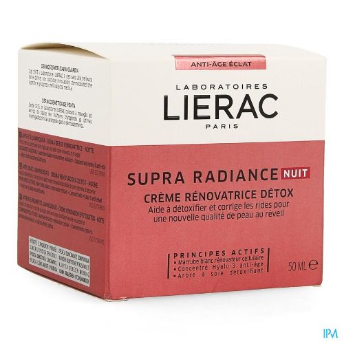 Lierac Supra Radiance Night Cream 50ml | Anti-Dullness Care Lierac Supra Radiance Night Cream 50ml | Anti-Dullness Care