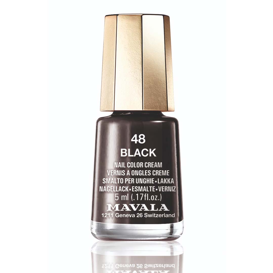 Mavala Nail Polish 48 Black 5ML | Nail Beauty Mavala Nail Polish 48 Black 5ML | Nail Beauty