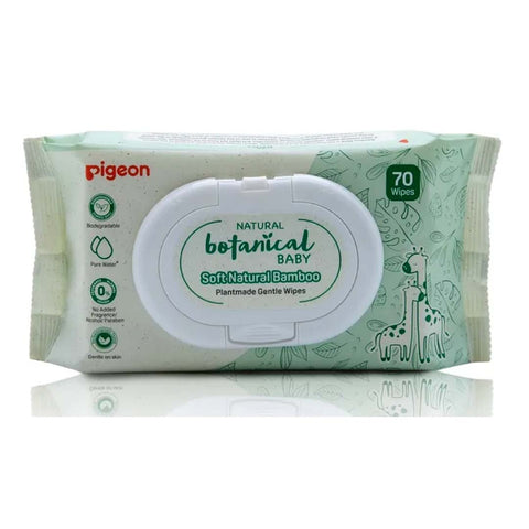 Pigeon Natural Botanical Baby Gentle Wipes 70`S 79553