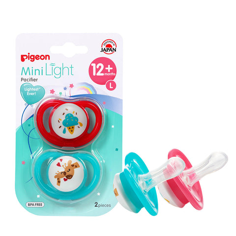 Minilight Pacifier Double (L) 12+ Girl Ice Cream & Giraffe 78264 ...