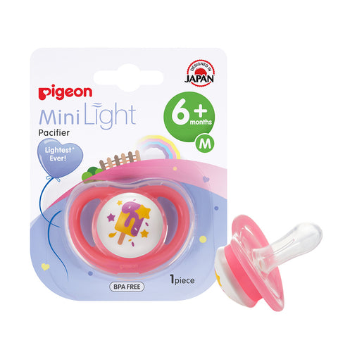 Buy Minilight Pacifier Single (M) 6+  Girl Ice Cream 78461 Online - Kulud Pharmacy