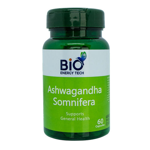 Buy Bio Energy Tech Ashwagandha Somnifera 60 Caps Online - Kulud Pharmacy