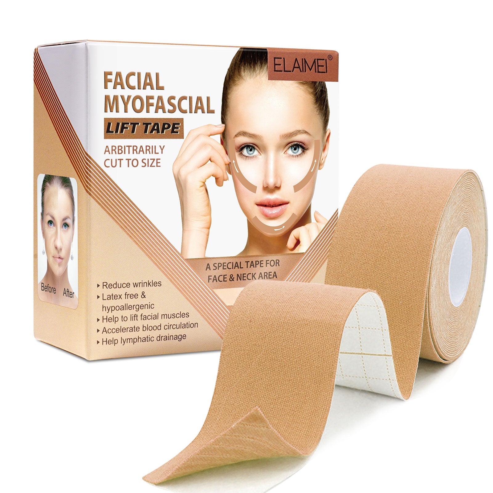 Facial Myofascial Lift Tape - 2.5CMX5M | Face Devices Facial Myofascial Lift Tape - 2.5CMX5M | Face Devices