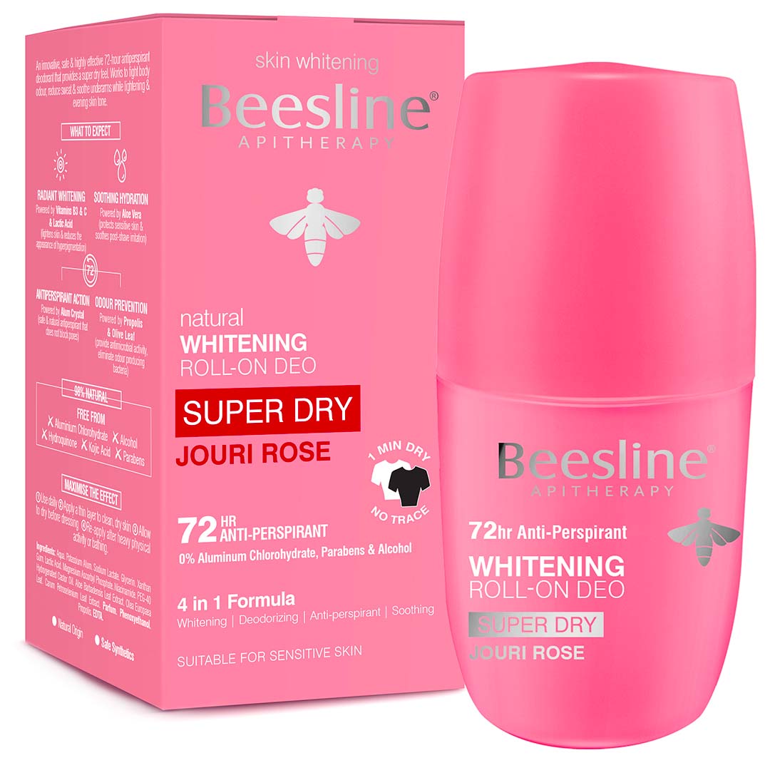 Beesline Whiten R/O Deo Jouri Rose 50Ml 1+1 Free | Kulud Pharmacy