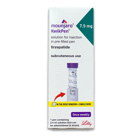 Mounjaro Kwikpen 7.5Mg/0.6Ml Pre-Filled Pen 1'S (4 Doses/Pen)