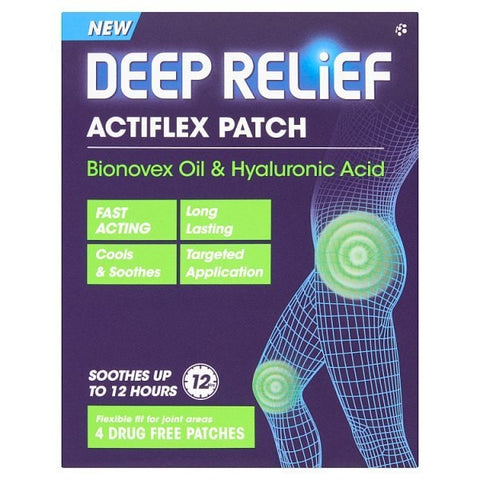 Buy Deep Relief Acti Flex Patch 4S Online - Kulud Pharmacy