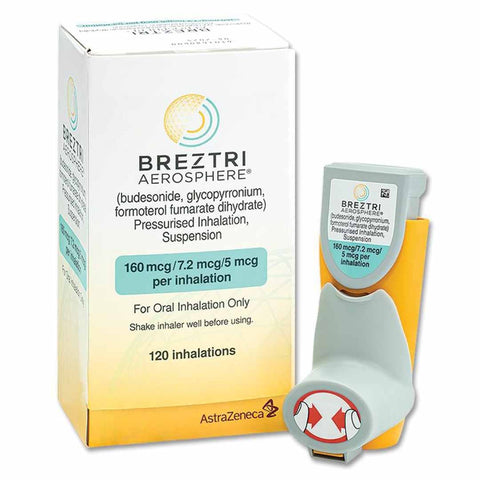 Buy Breztri 160/7.2/5 Mcg Aerosphere 120'S Online - Kulud Pharmacy