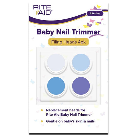 Buy Rite Aid Baby Nail Trimmer Filling Heads 4S Online - Kulud Pharmacy