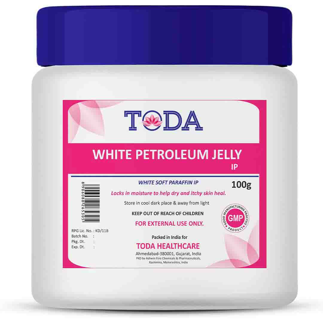 Toda White Petroleum Jelly 100Gm | Body Moisturizers Toda White Petroleum Jelly 100Gm | Body Moisturizers