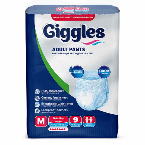 Buy Giggles Adult Pant Medium 9'S Online - Kulud Pharmacy