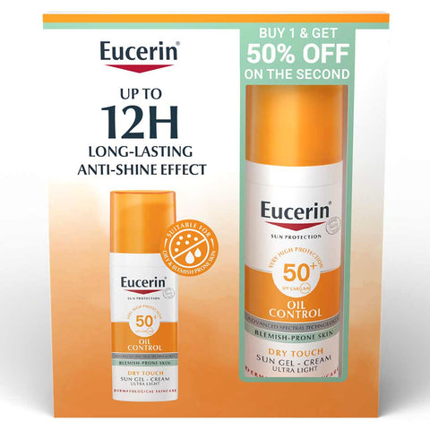 Eucerin Sun Face Oil Control Gel-Cream SPF 50 + 50% on the second