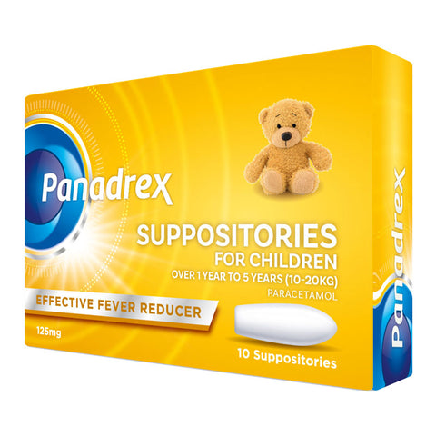 Panadrex Suppositories 125 mg -  10 suppositories