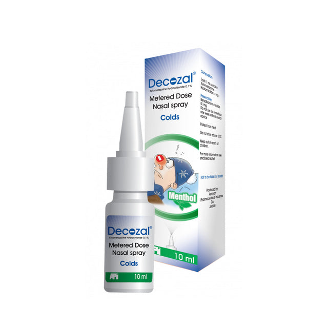 Decozal Menthol Metered Dose Nasal Spray 10Ml | Kulud Pharmacy