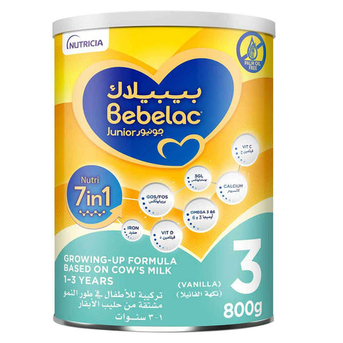 Bebelac Junior Nutri 7In1 No.3  800Gm