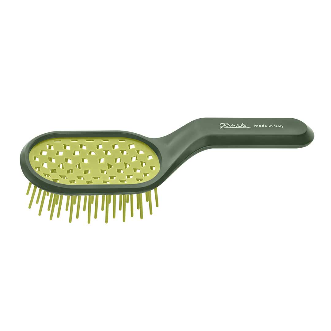 Janeke - Curvy Bag Vented Lime | Hair Combs Janeke - Curvy Bag Vented Lime | Hair Combs