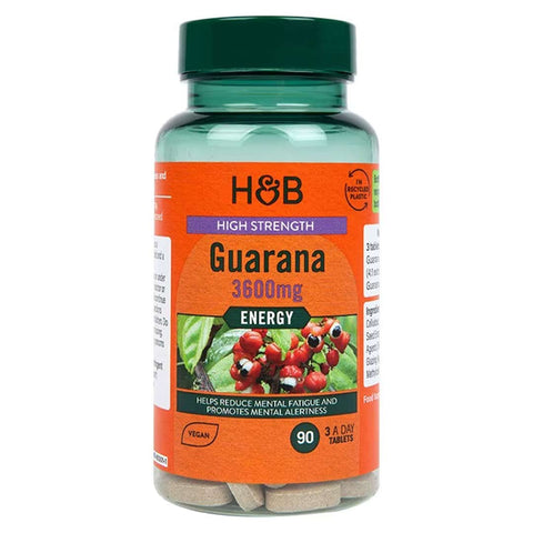 Holland & Barrett High Strength Guarana 3600Mg Tab  90`S