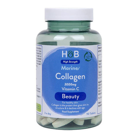 H&B Marine Collagen 3000Mg Vtamin C  Tab 90`S