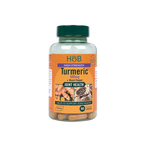 H&B High Strength Turmeric With Black Pepper Cap 90`S