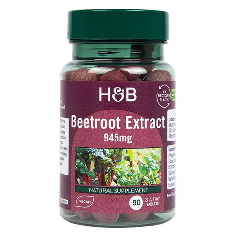 Holland & Barrett Beetroot Extract 945Mg 90 Tablets