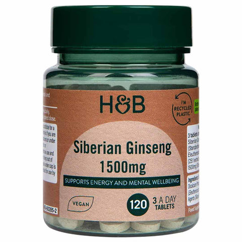 Holland & Barrett Siberian Ginseng 1500Mg Tab 120`S