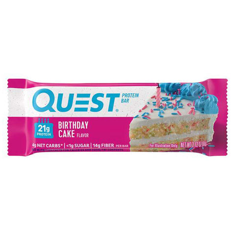 Quest Protien  Bar Birthday Cake  60G