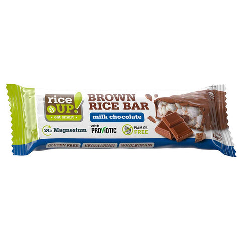 Rice Up Brown Rice Bar Milk Chocolate 18G