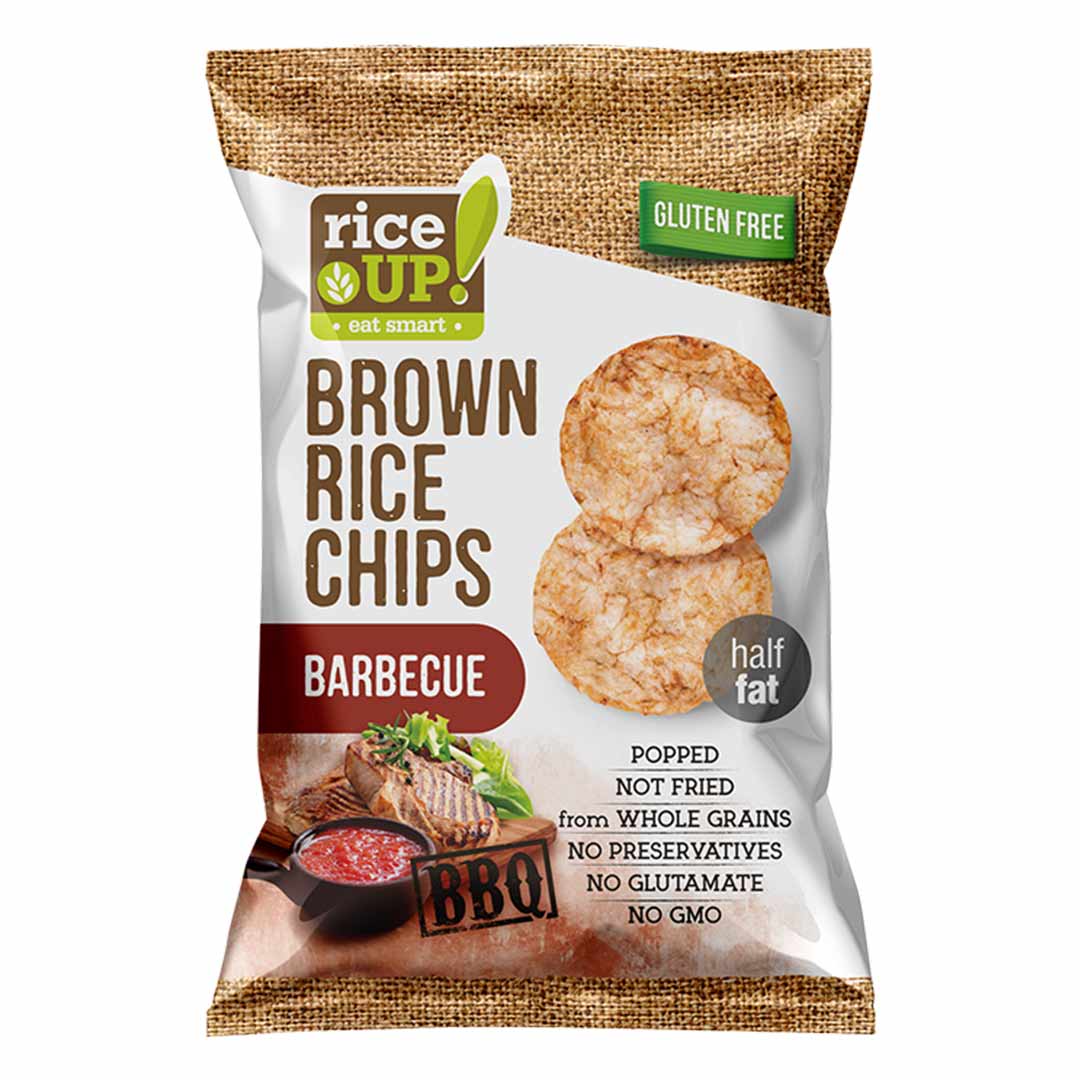Rice Up Brown Rice Chips Barbecue 60G | Rice Chips Rice Up Brown Rice Chips Barbecue 60G | Rice Chips
