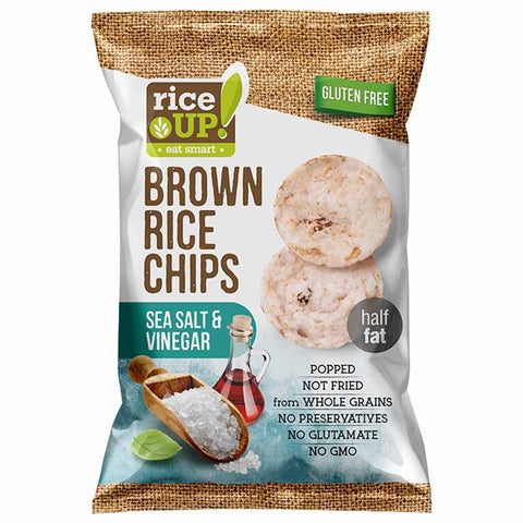 Rice Up Brown Rice Chips Sea Salt & Vinegar 60G