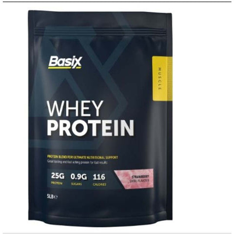 Basix Whey Protein Strawberry  5Lb