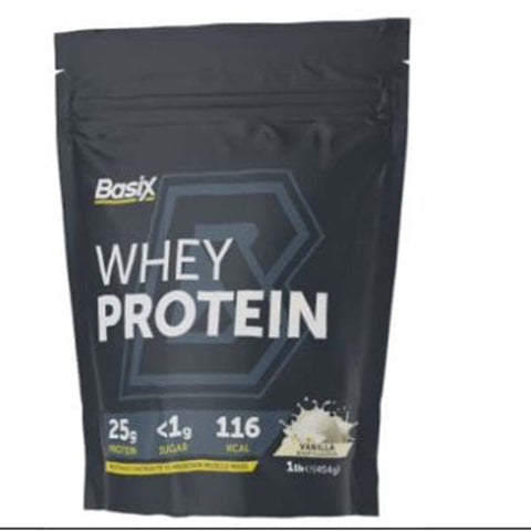 Basix Whey Protein  Vanilla  1Lb