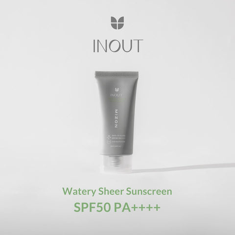 Mizon Inout Watery Sheer Sunscreen SPF50 PA++++ 50ml