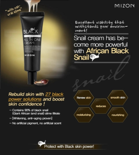 Mizon Black Snail All in One Cream 35ml