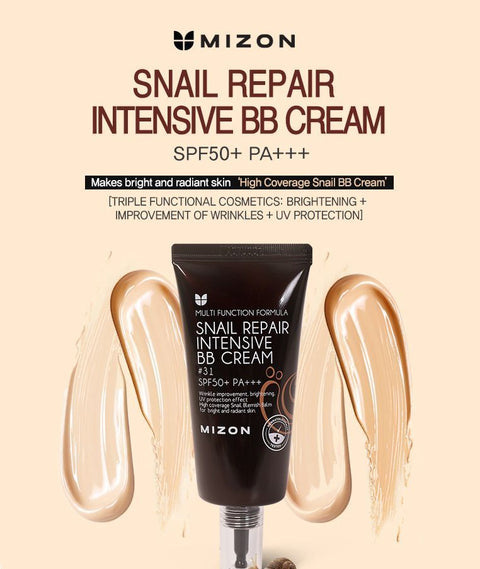 Mizon Snail Repair Intensive BB Cream #21 SPF50+ PA+++ 50g