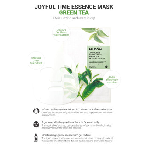 Mizon Joyful Time Essence Mask [Green Tea] 23g