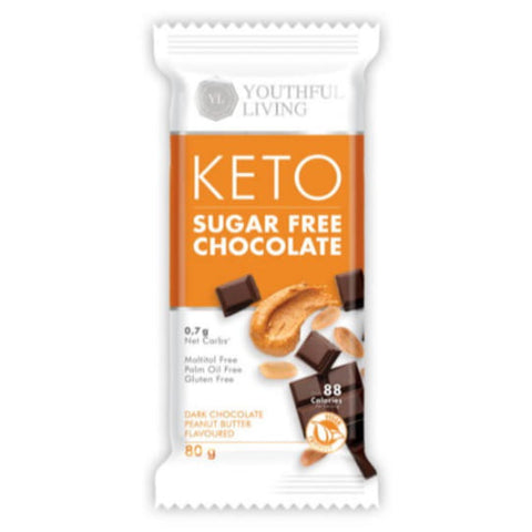 Youthful Living Keto Dark Choco Peanut Butter 80G