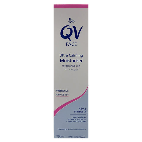 Qv Face Ultra Calming Moisturiser 75 G