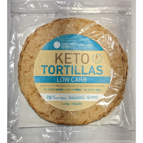 Youthful Living Keto Tortillas 300G