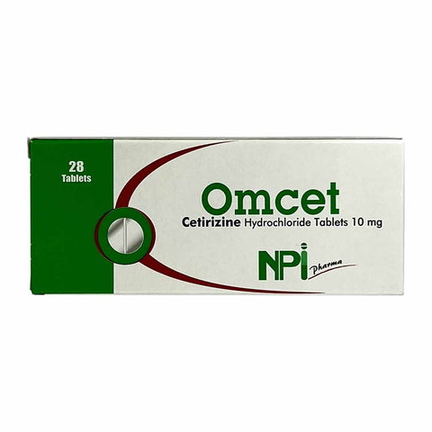 OMCET 10mg Tablets 28's